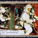 Astronauts and Command Module, Space Exploration Program, Apollo, circa 1973